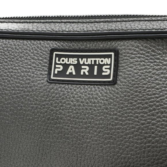 Louis Vuitton Alpha Shoulder Bag Taurillon Metallic Black M52767 - Picture 3 of 10